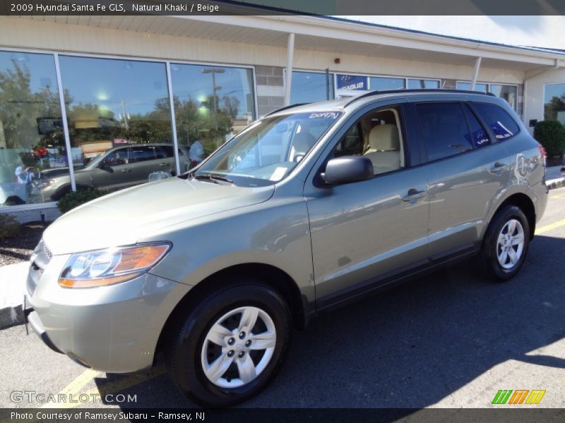Natural Khaki / Beige 2009 Hyundai Santa Fe GLS