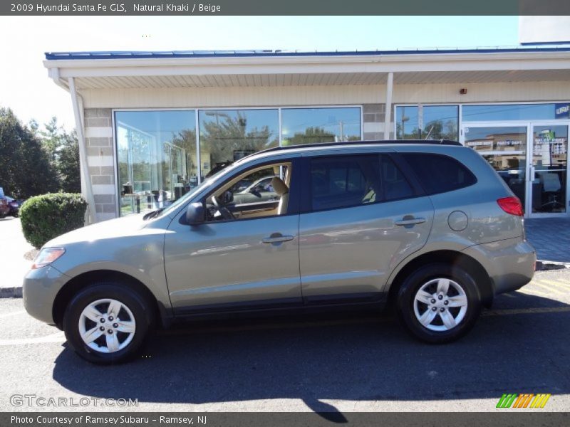 Natural Khaki / Beige 2009 Hyundai Santa Fe GLS