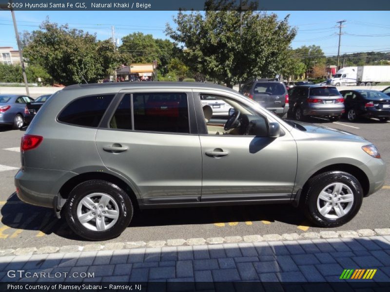 Natural Khaki / Beige 2009 Hyundai Santa Fe GLS