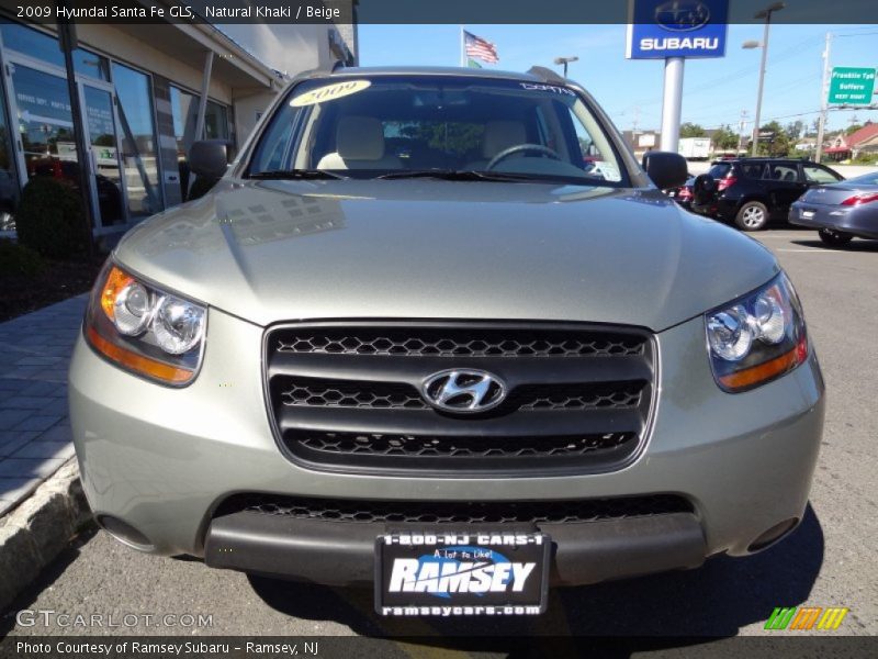 Natural Khaki / Beige 2009 Hyundai Santa Fe GLS