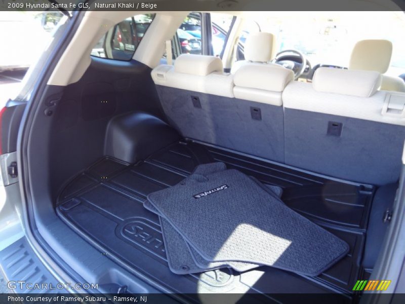 Natural Khaki / Beige 2009 Hyundai Santa Fe GLS