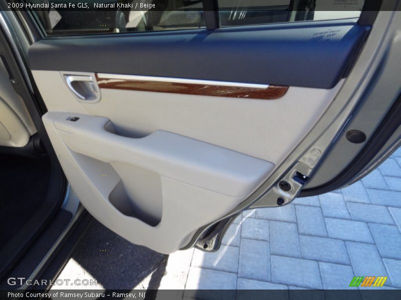 Natural Khaki / Beige 2009 Hyundai Santa Fe GLS