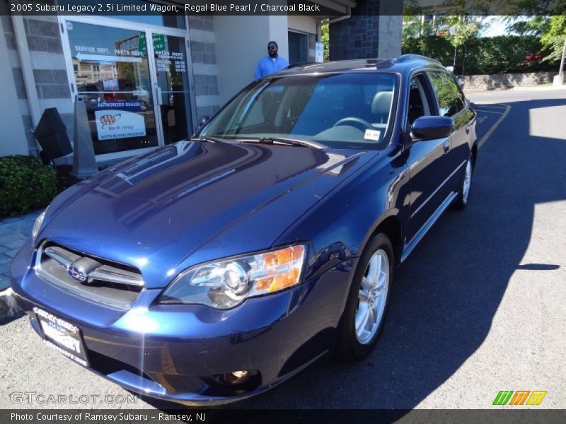 Regal Blue Pearl / Charcoal Black 2005 Subaru Legacy 2.5i Limited Wagon