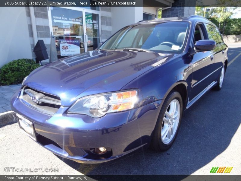Regal Blue Pearl / Charcoal Black 2005 Subaru Legacy 2.5i Limited Wagon
