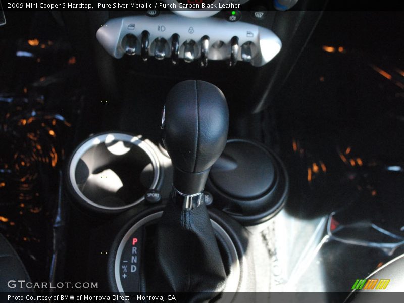 Pure Silver Metallic / Punch Carbon Black Leather 2009 Mini Cooper S Hardtop