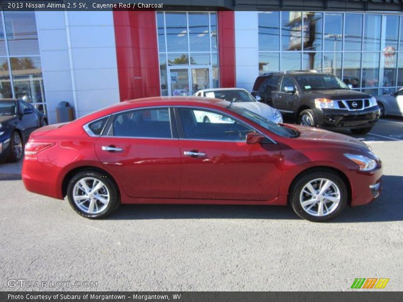 Cayenne Red / Charcoal 2013 Nissan Altima 2.5 SV