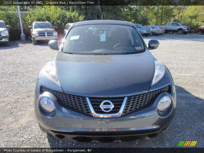 Graphite Blue / Black/Silver Trim 2012 Nissan Juke SV AWD