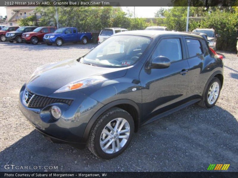 Graphite Blue / Black/Silver Trim 2012 Nissan Juke SV AWD