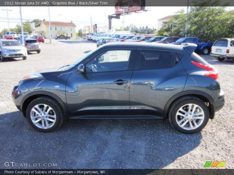 Graphite Blue / Black/Silver Trim 2012 Nissan Juke SV AWD