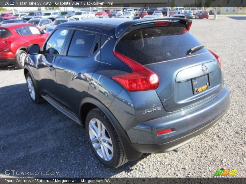 Graphite Blue / Black/Silver Trim 2012 Nissan Juke SV AWD