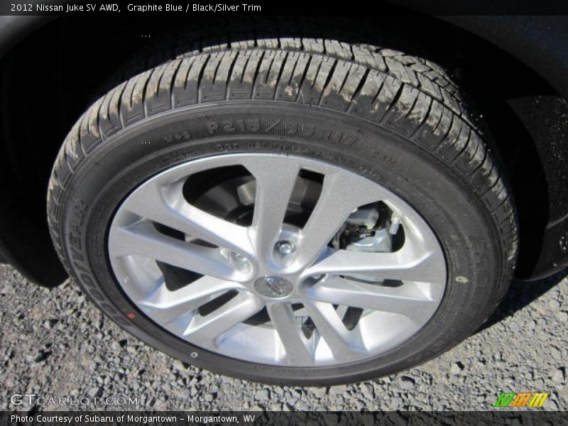 Graphite Blue / Black/Silver Trim 2012 Nissan Juke SV AWD