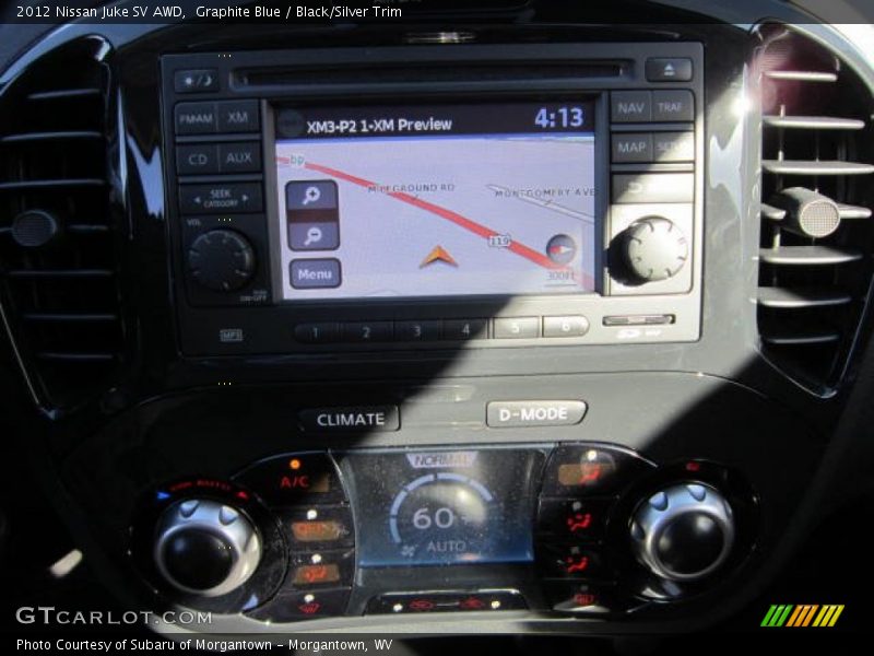 Graphite Blue / Black/Silver Trim 2012 Nissan Juke SV AWD