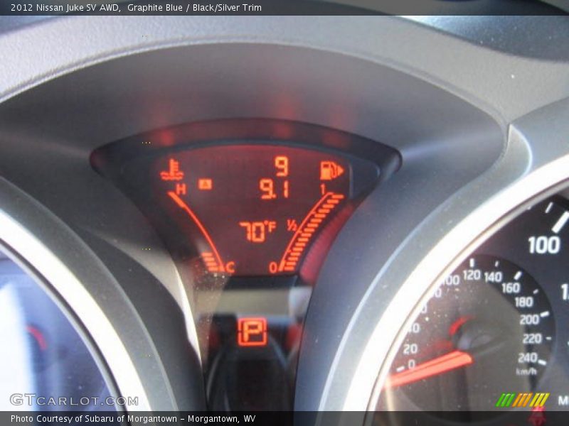 Graphite Blue / Black/Silver Trim 2012 Nissan Juke SV AWD
