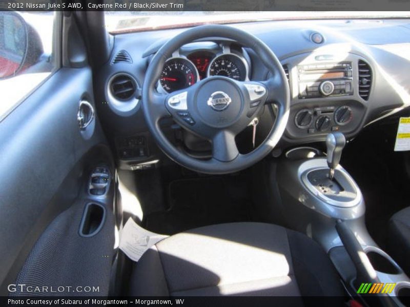Cayenne Red / Black/Silver Trim 2012 Nissan Juke S AWD