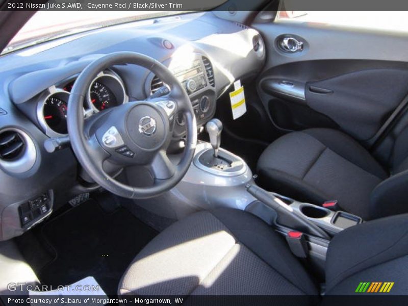 Cayenne Red / Black/Silver Trim 2012 Nissan Juke S AWD