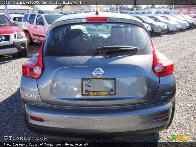 Gun Metallic / Black/Silver Trim 2012 Nissan Juke S AWD