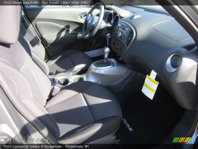 Gun Metallic / Black/Silver Trim 2012 Nissan Juke S AWD