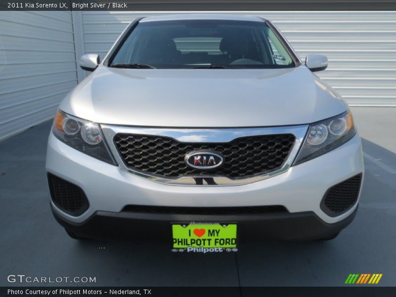 Bright Silver / Black 2011 Kia Sorento LX