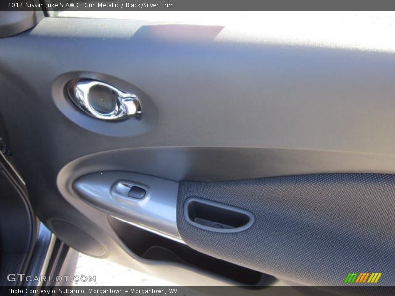 Gun Metallic / Black/Silver Trim 2012 Nissan Juke S AWD