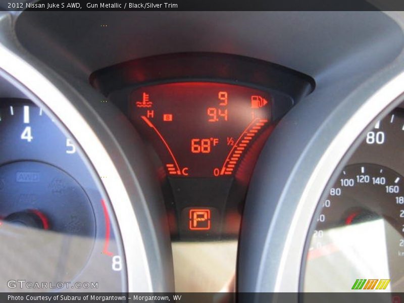 Gun Metallic / Black/Silver Trim 2012 Nissan Juke S AWD