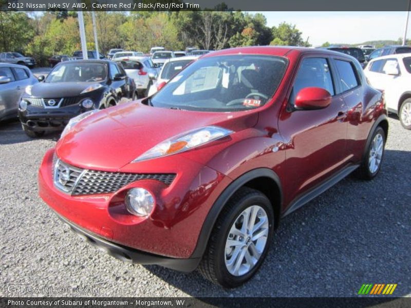 Front 3/4 View of 2012 Juke SV AWD