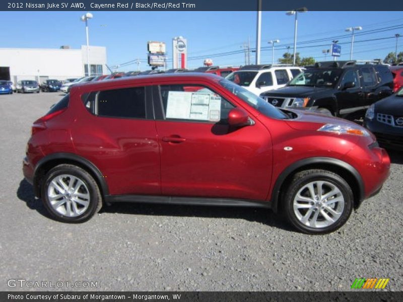  2012 Juke SV AWD Cayenne Red