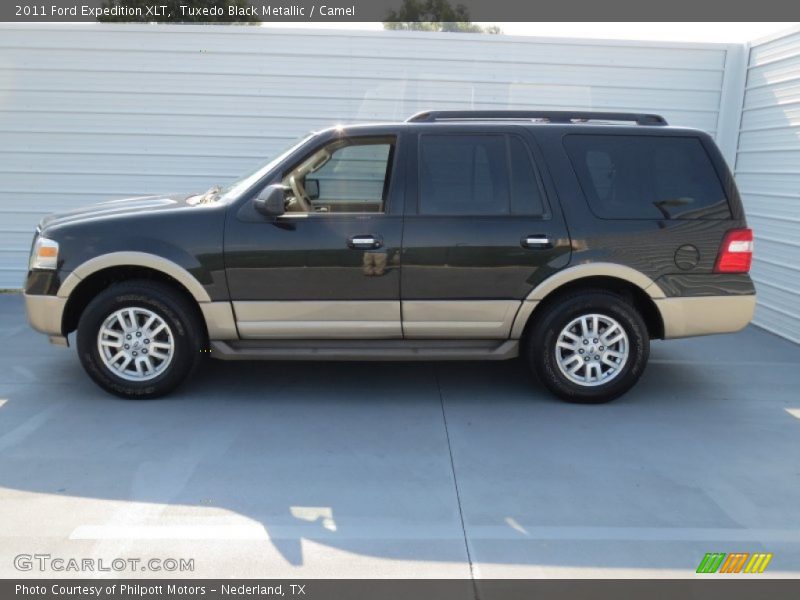 Tuxedo Black Metallic / Camel 2011 Ford Expedition XLT