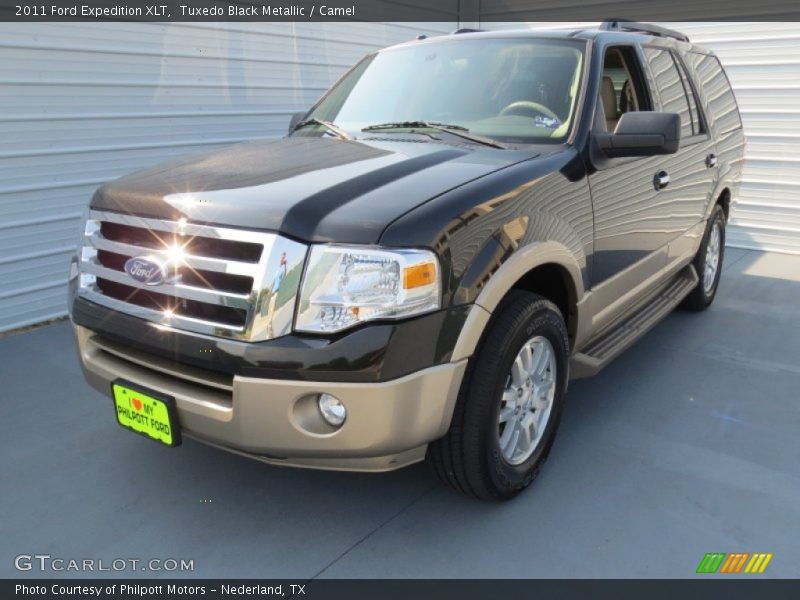 Tuxedo Black Metallic / Camel 2011 Ford Expedition XLT