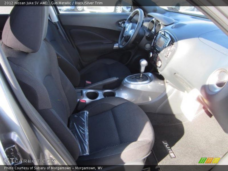 Gun Metallic / Black/Silver Trim 2012 Nissan Juke SV AWD