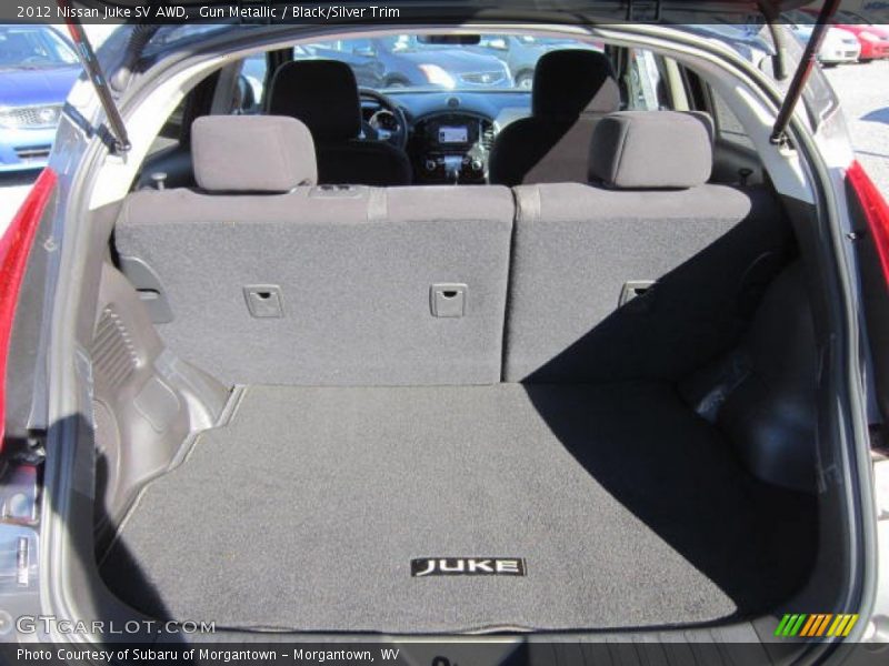 Gun Metallic / Black/Silver Trim 2012 Nissan Juke SV AWD