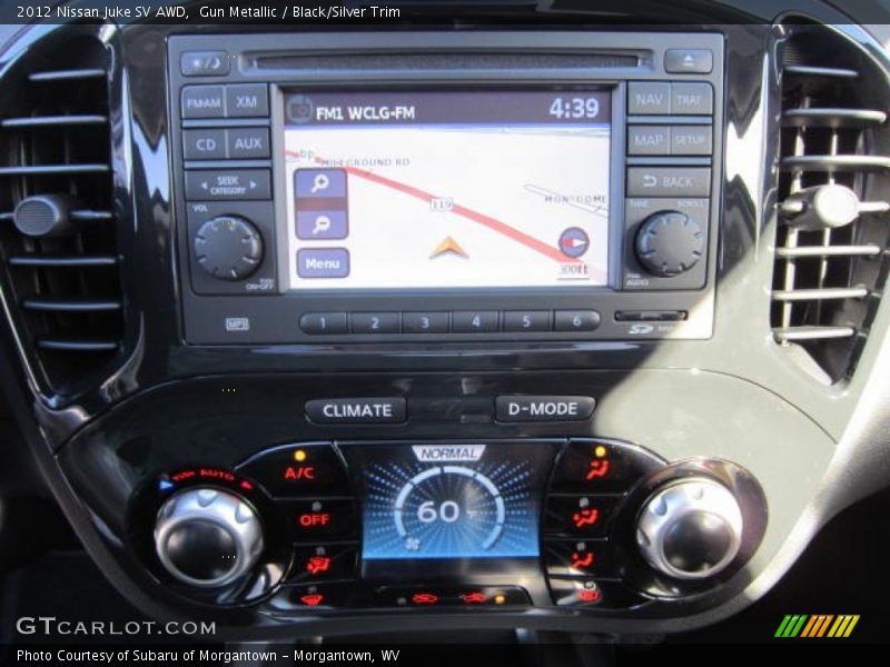 Gun Metallic / Black/Silver Trim 2012 Nissan Juke SV AWD