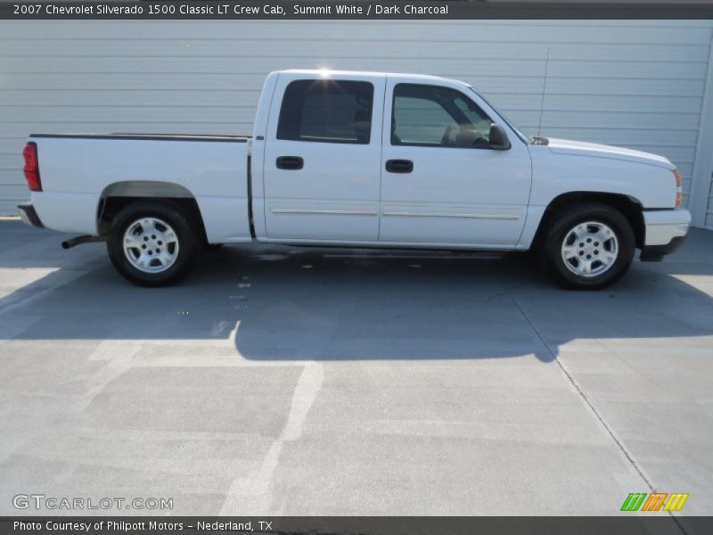 Summit White / Dark Charcoal 2007 Chevrolet Silverado 1500 Classic LT Crew Cab