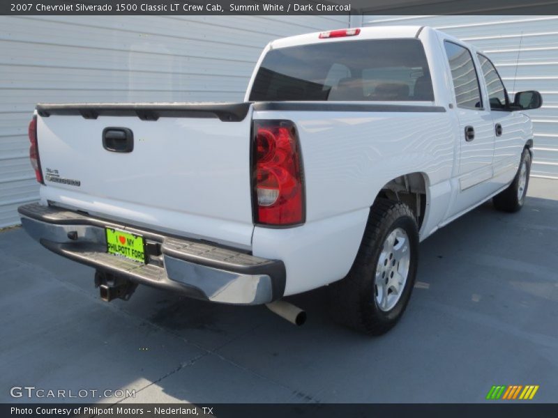 Summit White / Dark Charcoal 2007 Chevrolet Silverado 1500 Classic LT Crew Cab