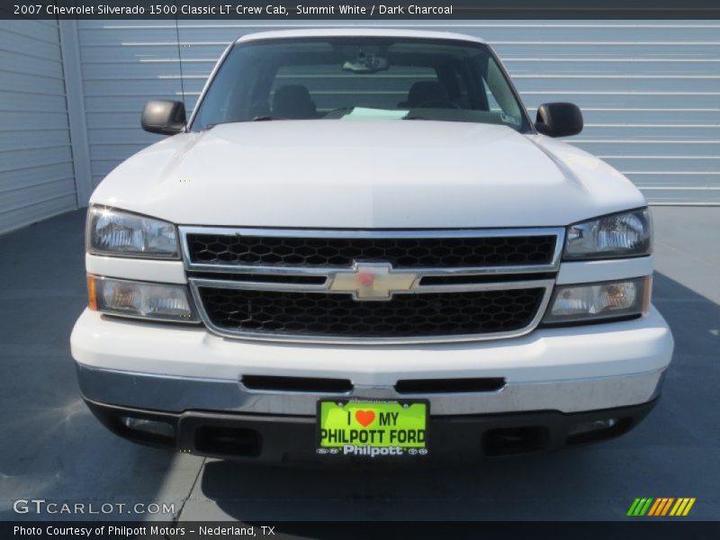 Summit White / Dark Charcoal 2007 Chevrolet Silverado 1500 Classic LT Crew Cab
