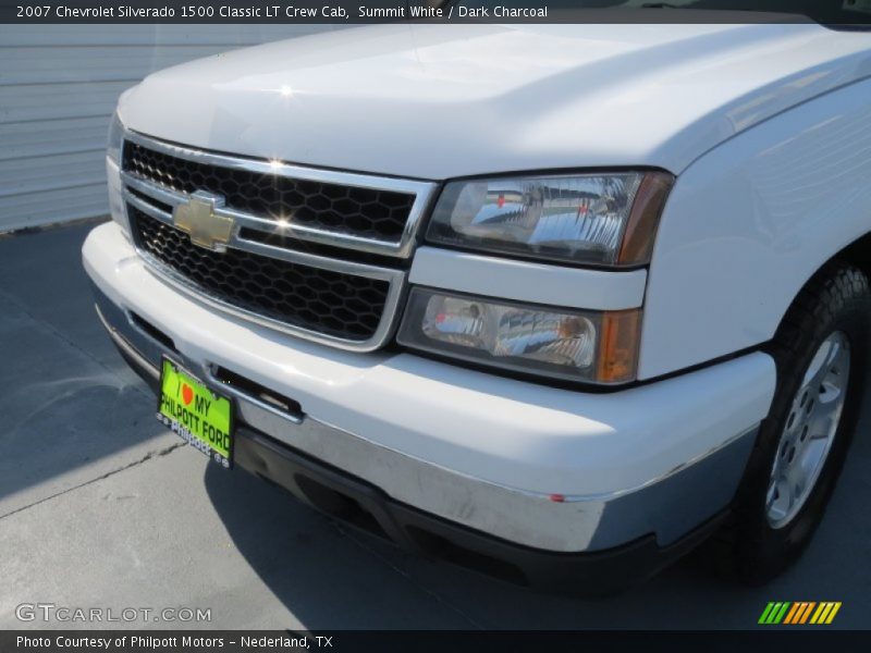 Summit White / Dark Charcoal 2007 Chevrolet Silverado 1500 Classic LT Crew Cab