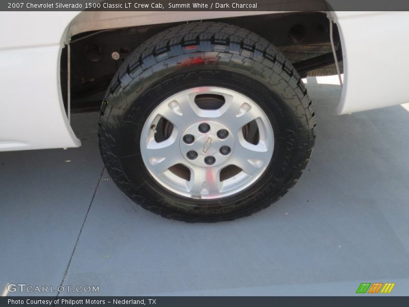 Summit White / Dark Charcoal 2007 Chevrolet Silverado 1500 Classic LT Crew Cab