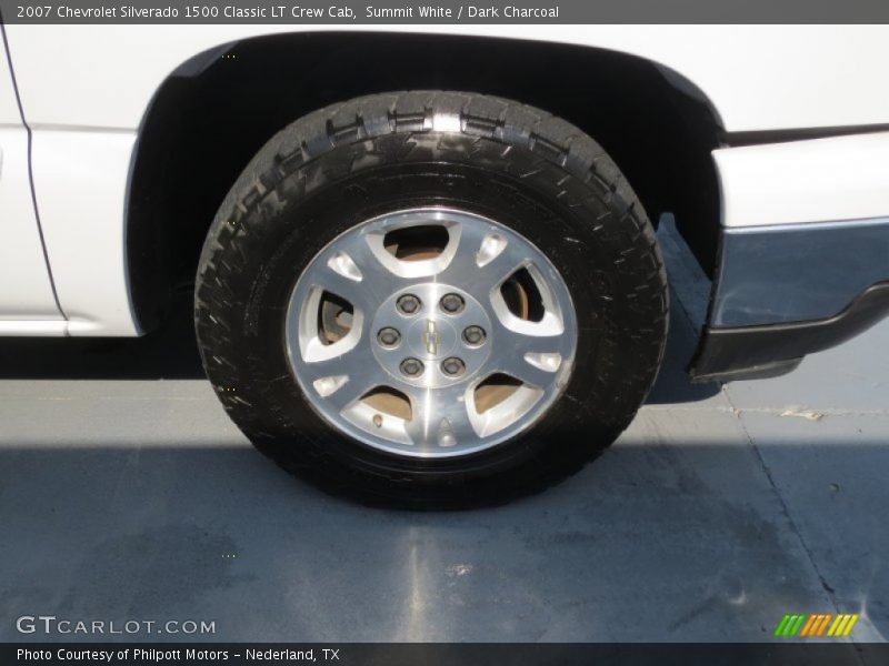 Summit White / Dark Charcoal 2007 Chevrolet Silverado 1500 Classic LT Crew Cab
