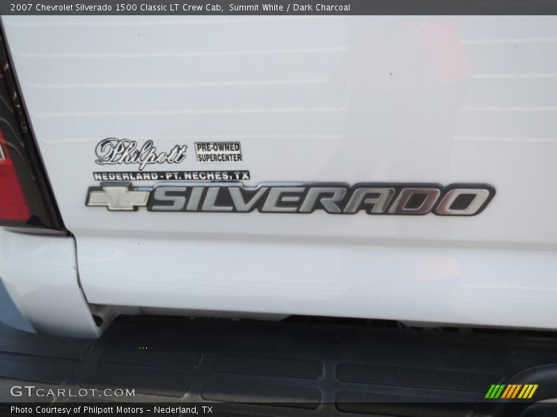 Summit White / Dark Charcoal 2007 Chevrolet Silverado 1500 Classic LT Crew Cab