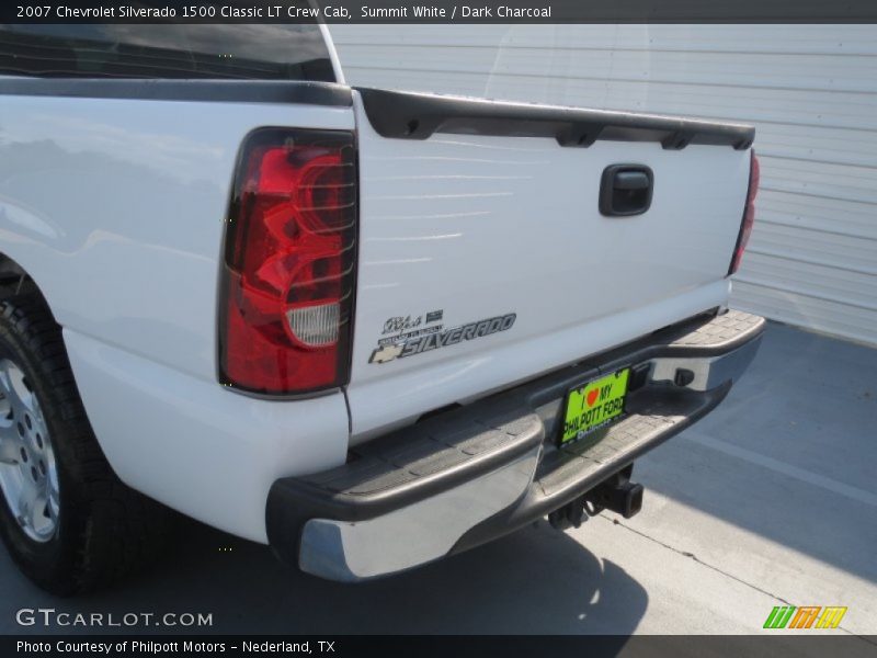 Summit White / Dark Charcoal 2007 Chevrolet Silverado 1500 Classic LT Crew Cab