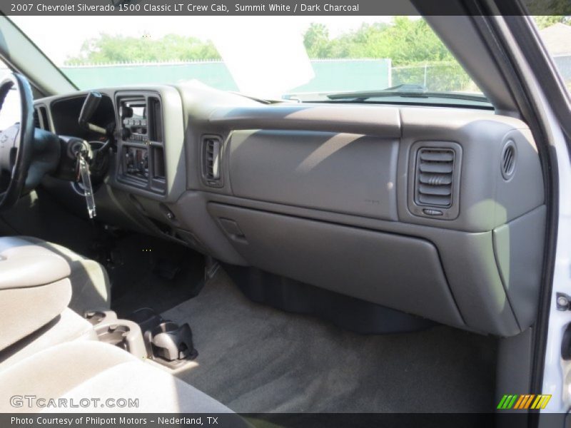 Summit White / Dark Charcoal 2007 Chevrolet Silverado 1500 Classic LT Crew Cab