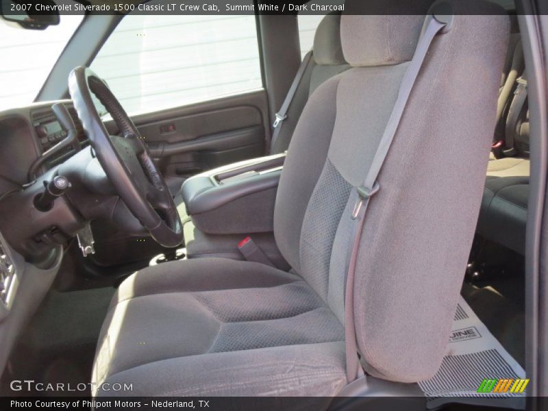 Summit White / Dark Charcoal 2007 Chevrolet Silverado 1500 Classic LT Crew Cab