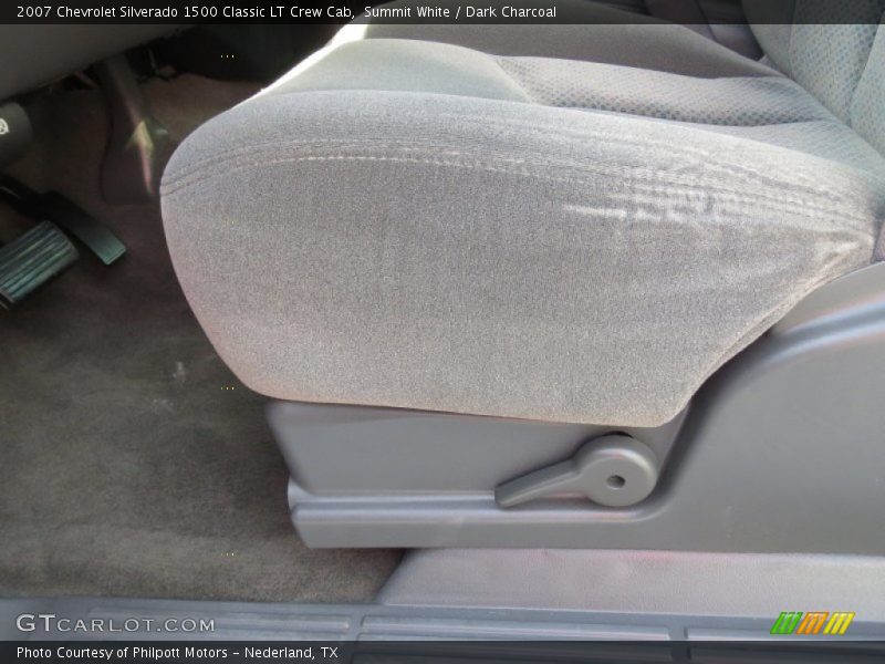 Summit White / Dark Charcoal 2007 Chevrolet Silverado 1500 Classic LT Crew Cab