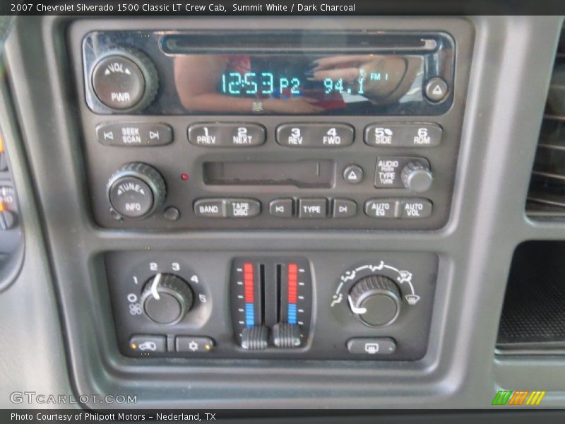 Summit White / Dark Charcoal 2007 Chevrolet Silverado 1500 Classic LT Crew Cab