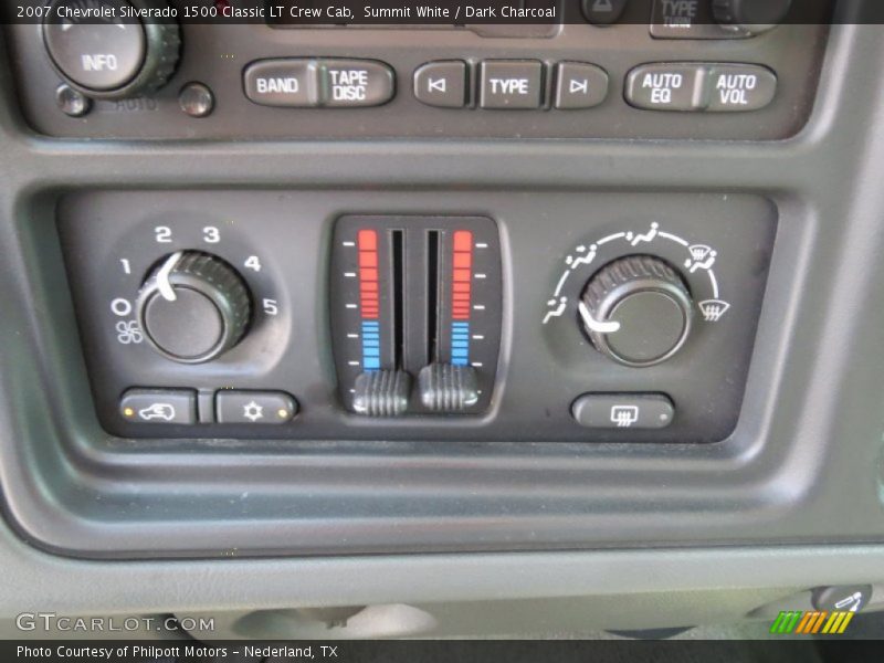 Summit White / Dark Charcoal 2007 Chevrolet Silverado 1500 Classic LT Crew Cab