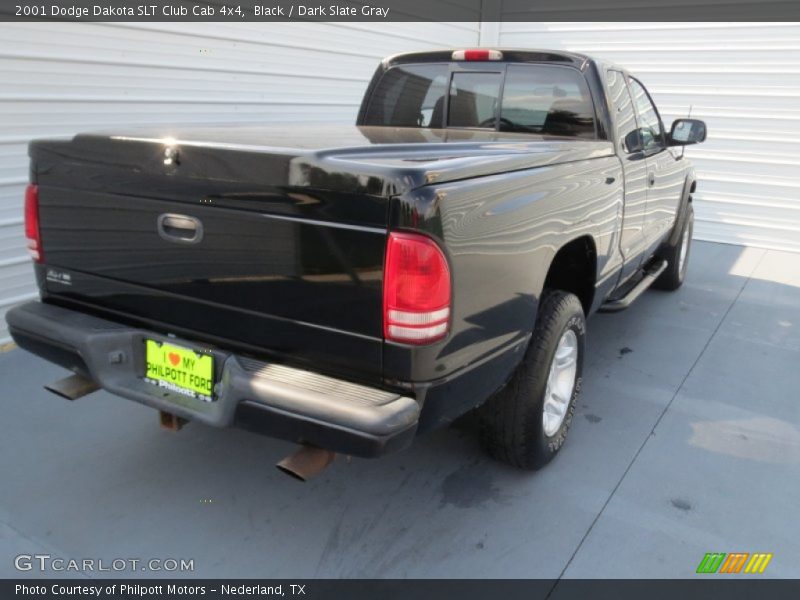 Black / Dark Slate Gray 2001 Dodge Dakota SLT Club Cab 4x4