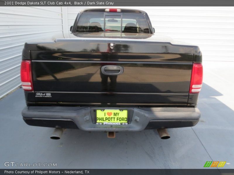 Black / Dark Slate Gray 2001 Dodge Dakota SLT Club Cab 4x4