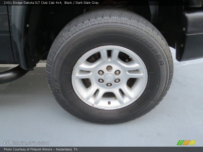 Black / Dark Slate Gray 2001 Dodge Dakota SLT Club Cab 4x4