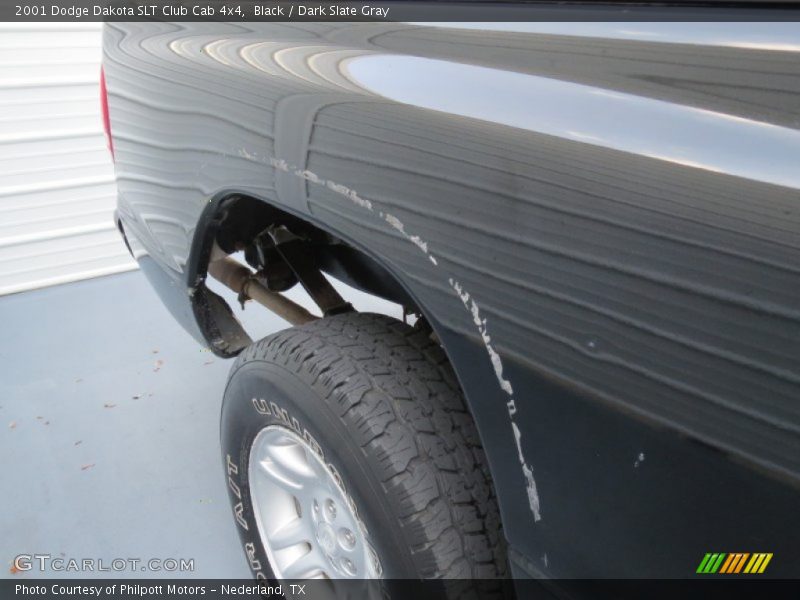 Black / Dark Slate Gray 2001 Dodge Dakota SLT Club Cab 4x4