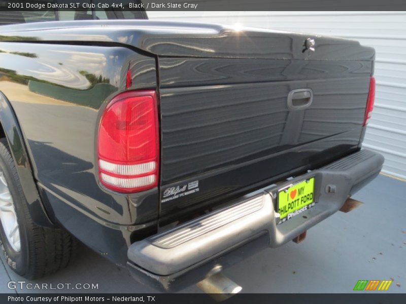 Black / Dark Slate Gray 2001 Dodge Dakota SLT Club Cab 4x4