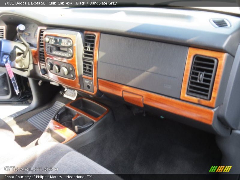 Black / Dark Slate Gray 2001 Dodge Dakota SLT Club Cab 4x4